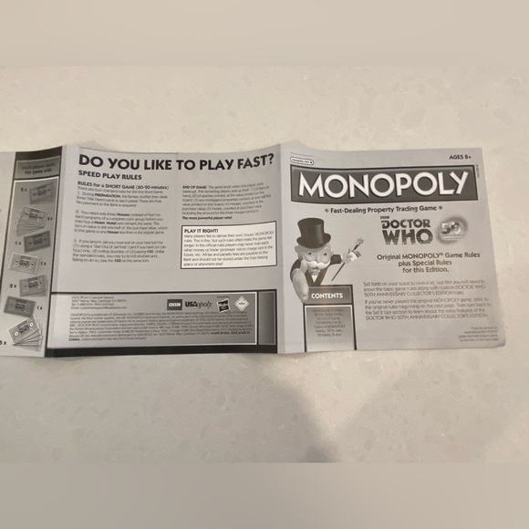 Doctor Who 50th Anniversary Collector's Edition Monopoly - Picture 13 of 14